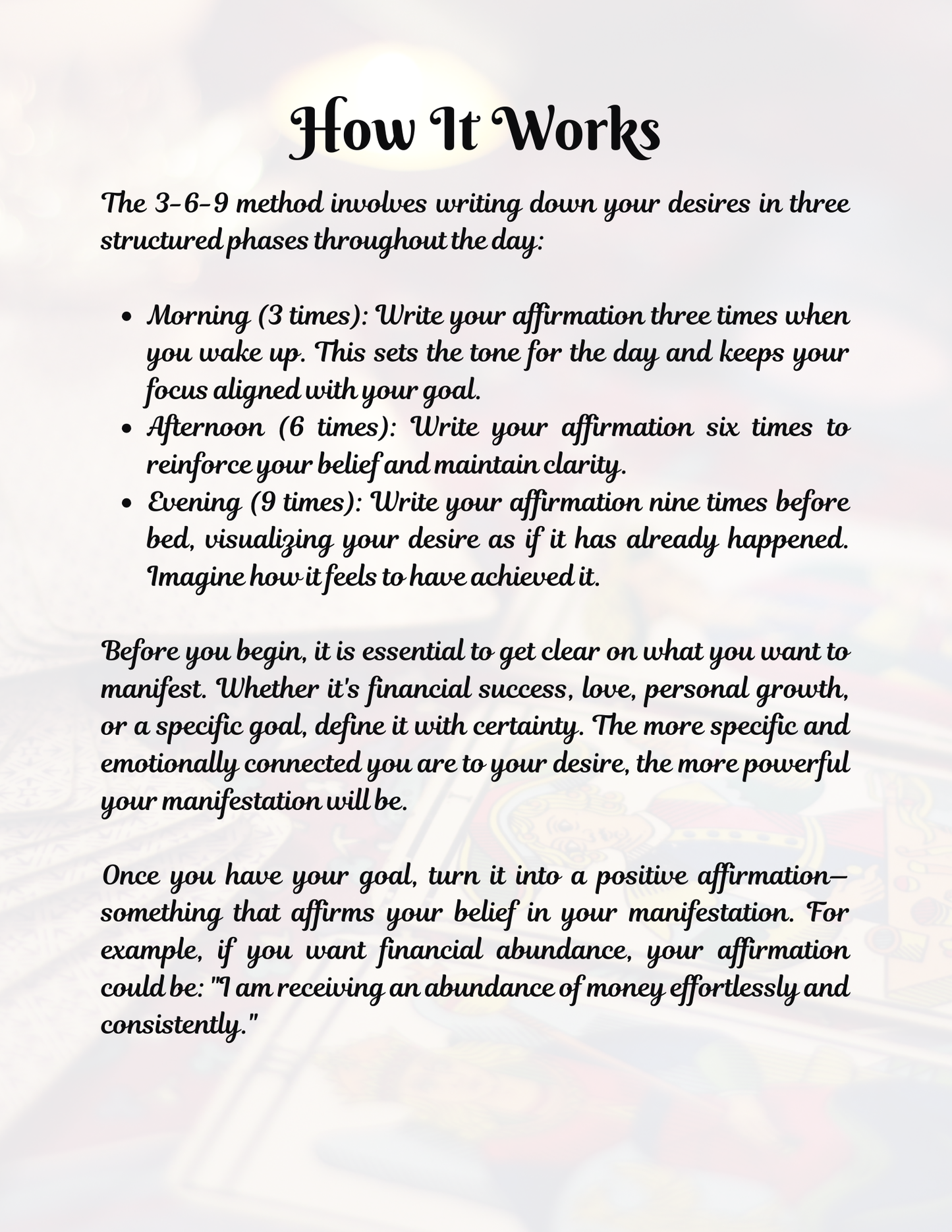Manifestation Journal