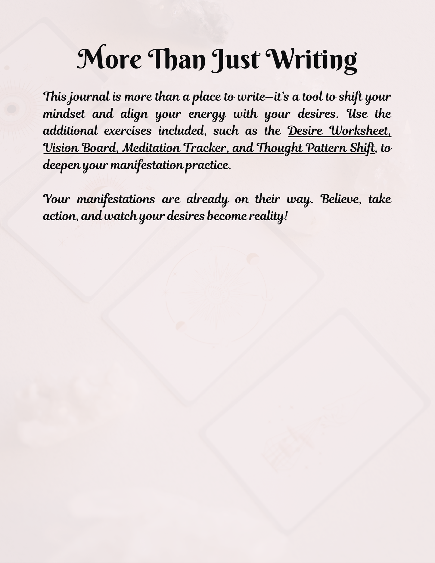 Manifestation Journal