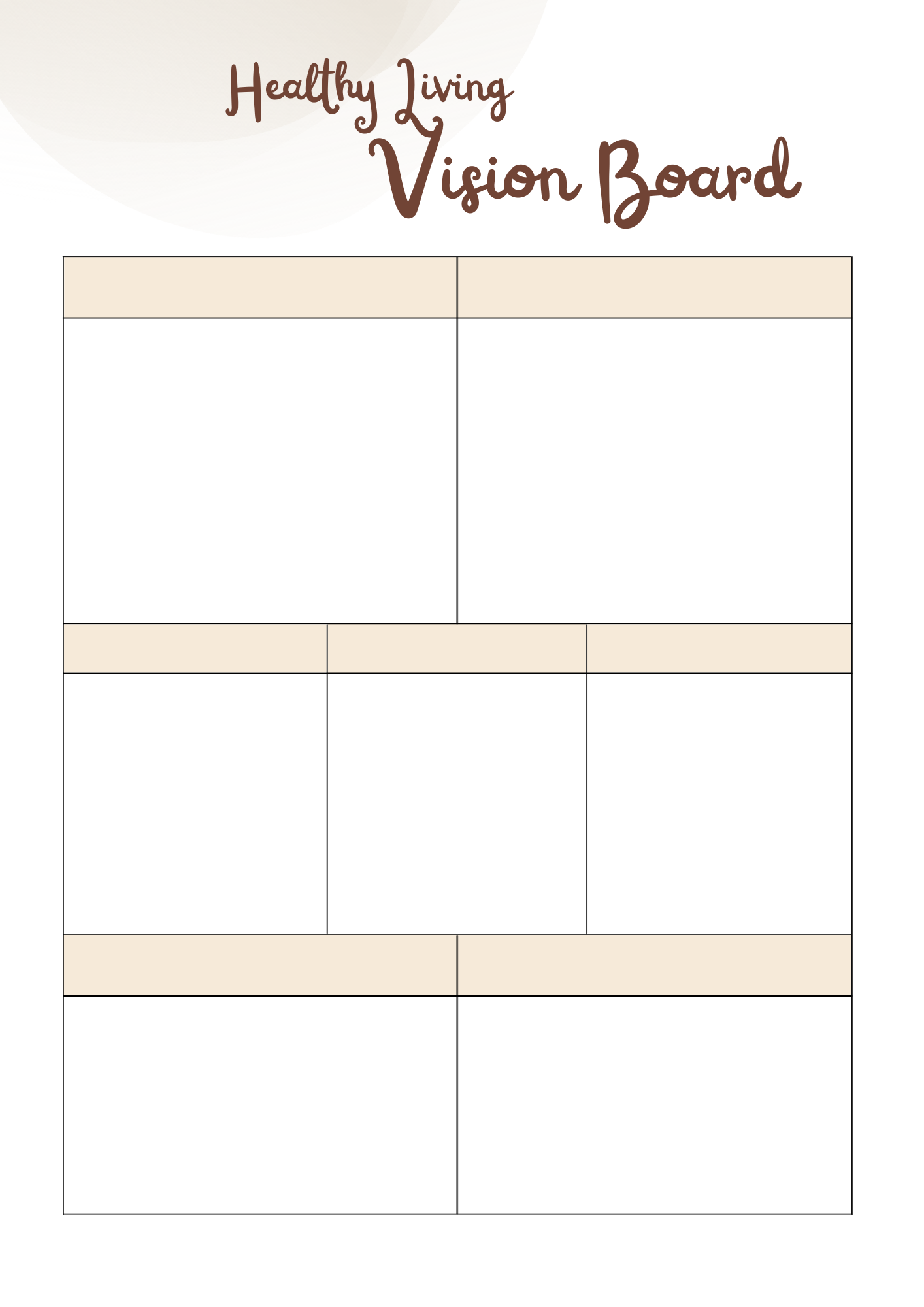 Healthy Living Journal